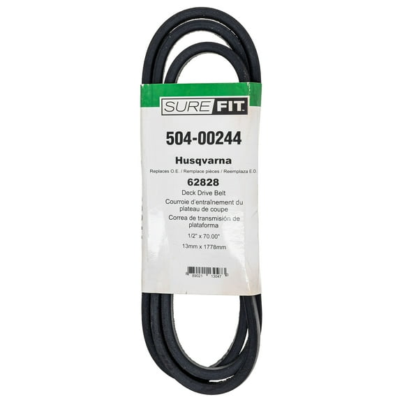 SureFit Deck Drive Belt AYP 62828 Husqvarna Craftsman Lawn Mowers