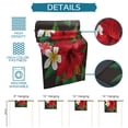 thumbnail image 7 of Table Runner Dresser Scarves 108 Inch Long, Red Hibiscus Flower with Green Leaves Linen Dining Table Runners Farm Floral Art Tabletop Scarf for Wedding Holiday Party Kitchen, 7 of 7