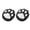 Black, variant on Joernso 2 Pcs Cat Paw Doorknob Crash Pad Mute Cabinet Door Handle Lock Silencer Anti-Collision Pad Wall Protector Windproof Doorknob Pad Household Supplies