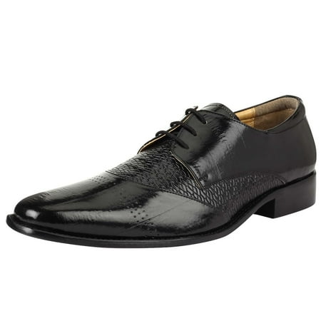 

LIBERTYZENO Donald Mens Leather Oxford Style Formal Shoes