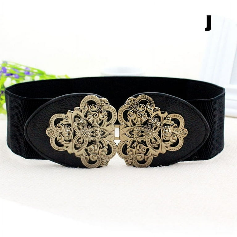 Black Elastic Belt (6 inches wide) 