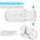 thumbnail image 4 of Cerradura de puerta de refrigerador y congelador para niños, cerradura de pestillo de refrigerador a prueba de niños para mantener la puerta cerrada, fácil instalación (blanco), 4 of 5
