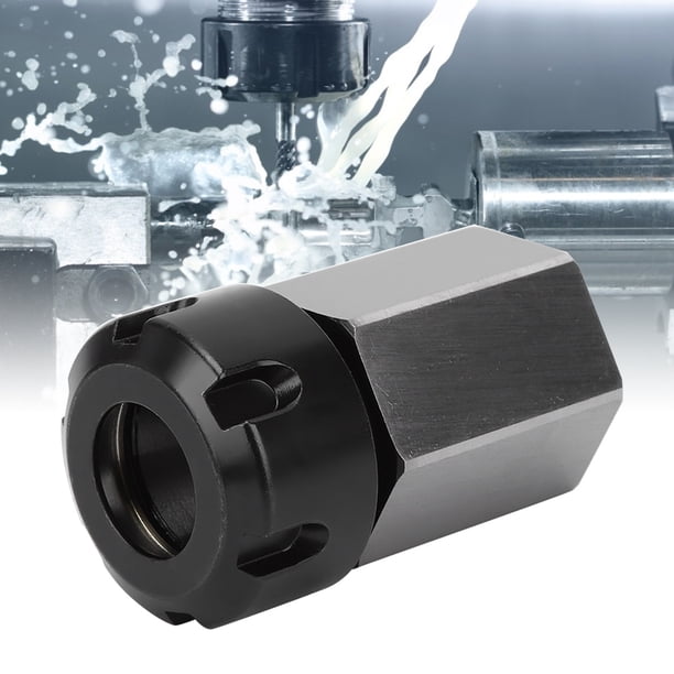 Portaherramientas de torno CNC de alta resistencia de acero al carbono plateado con pinza hexagonal ER25/32/40ER40
