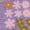 Purple, variant on Women's Retro Rainbow Flower Grid V-Neck Sleeveless Tank Top Neurodiversity Casual T-Shirt