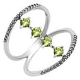 thumbnail image 6 of Natural Peridot 925 Sterling Silver Ring s.8 Jewelry DGR1126_A_8 R-1247, 6 of 7