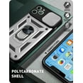 thumbnail image 7 of For Apple iPhone 11 Pro Case, Ring Kickstand Magnetic & Slide Camera Protector Military-Grade Hybrid Rugged Drop Protection Phone Cover, 7 of 7