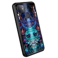thumbnail image 1 of DALUX Ultra Slim PC-TPU Phone Case Compatible with T-Mobile REVVL 4 Plus / REVVL 4+ (2020) - Teal Demon, 1 of 3
