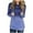 Blue, variant on Fesfesfes Women Hooded Printed Long Sleeves Pullover Blouses Sweatshirt Tops Clearance Under $10