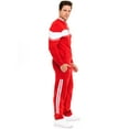 thumbnail image 7 of Notus Men’s Track Suits Set 2 Piece sweatsuits 2-piece set Jogger suit for men jogging suits for men 2 piece Sweatpants Sweat Suits Collar fleece tracksuit Multi Colors Red L, 7 of 7