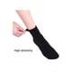thumbnail image 5 of Calcetines de Nailon transparentes uxcell con puños Elásticos para mujer 2 Pares Negro M, 5 of 7