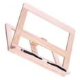 thumbnail image 4 of GOOHOCHY Wooden Book Stand for Reading and Learning at Home Beige Compact Size Adjustable, 4 of 8