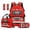 Cartoon Fire Truck, variant on Jeiento 4Pcs Kids School Backpack Set with Lunch Box & Pencil Case Lightweight Deer Camo Large Capacity Backpack for Elementary Boys Girls, Back to School Supplies