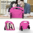 thumbnail image 5 of Allytech Case for Samsung Galaxy Tab A8 10.5 2022(SM-X200/SM-X205/SM-X207), Light-Weight EVA Shock-Proof Convertible Handle Stand Kids/Children Rugged EVA Case Cover for Galaxy Tab A8 X200 2022, Rose, 5 of 6