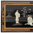 thumbnail image 6 of Oriental Furniture Black Lacquer Hall Table - Royal Ladies, 6 of 6