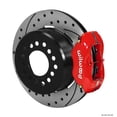 thumbnail image 1 of Wilwood Brakes Brake Conversion Kit 140-7141-DR Forged Dynalite; Performance Upgrade; With BP-10 Metallic Brake Pads; Powder Coated Red 4 Piston Calipers, 1 of 6