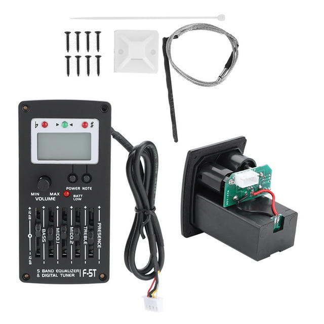 Band E,F‑5T 5 Band EQ Acoustic Guitar Equalizer Band Equalizer Maximized Efficiency