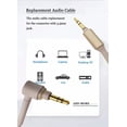 thumbnail image 2 of Tobysome Wh1000Xm3 Cable De Repuesto Para Auriculares Aux Wh1000Xm Cable De Audio Compatible Con Auriculares Sony Wh-1000Xm2 Mdr-100Abn Wh-H900N Mdr-1A (5 Pies), 2 of 5