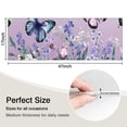 thumbnail image 5 of Purple Butterfly Flower Butterfly Pattern Kitchen Rug Mat,Kitchen Runner Rugs Non Skid Washable,Decorative Kitchen Floor Mats for Kitchen,Sink,Laundry,17"X47", 5 of 5