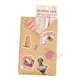 thumbnail image 4 of Cita con un libro Suministros para scrapbooking Accesorios decorativos de decoración Bookish Rosa, 4 of 9