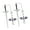 SQ2319 Black, variant on 2 Pcs Dragon Swords Page Marker Metal Bookmarks Creative Book Markers Fantasy Bookmarks Reading Supplies for