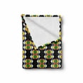 thumbnail image 2 of Kente Pattern Soft Flannel Fleece Throw Blanket, Traditional Style Design with Triangular Details Funky Pattern Print, Cozy Plush for Indoor and Outdoor Use, 60" x 80", Multicolor, by Ambesonne, 2 of 6