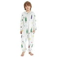 thumbnail image 2 of Soft Big Kids Onesie Pajamas Cozy Loose-Fit Jumpsuits for kids with Pockets for Christmas Lounge & Play Cute Christmas-themed Background, 2 of 8