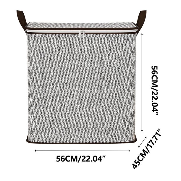 ¡Compra y Ahorra!, Bolsa de almacenamiento con cremallera no tejida, cesta de almacenamiento de colchas para mudanzas, bolsa de almacenamiento de ropa de viaje de gran capacidad Akmoler