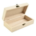Rectangular Wooden Storage Box for Vintage Style Organization