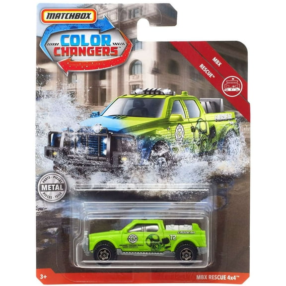 Matchbox Color Changers MBX Rescue 4x4 Diecast Vehicle