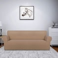 thumbnail image 7 of Easy-Going Super Stretch Sofa Slipcover Non Slip Couch Cover, Sofa Size, Camel, 7 of 7