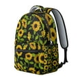 thumbnail image 2 of "Sunflower & Wildflower Print Backpack - Stylish School Backpack for Women & Teens, Water-Resistant, Spacious Compartment, Lightweight for Daily Use & Travel", 2 of 6