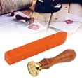 thumbnail image 2 of Wax Seal Stamp Kit Clear Pattern Simplicity DIY Classic Sealing Kit for Envelopes Invitations Wedding Embellishment, Seal Wax Stamp Kit with Gift Box big tree orange, 2 of 9