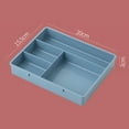 thumbnail image 5 of Naturegr 4 Grids Drawer Organizer Dirt-proof PP Home Office Drawer Tray Divider for Dorm, 5 of 8