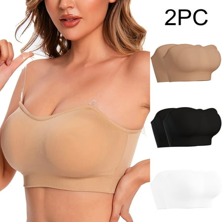 Itsame 2PC Bras for Women s Full Support Everyday Casual Bra Set Comfortable Breathable Wireless Comfort Bralette Black Size L