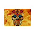 thumbnail image 1 of RYLABLUE skull Non-Slip Machine Washable Bathroom Indoor/Outdoor Doormat 23.6x15.7 inches, 1 of 3