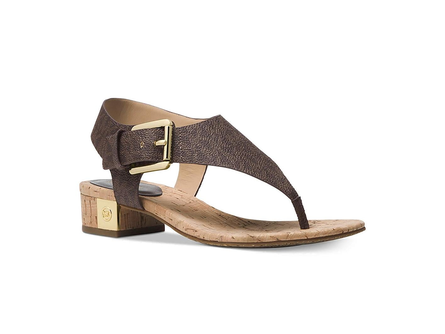 low heel michael kors sandals