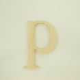 thumbnail image 4 of Package of 1, 8 Inch X 3/4" Thickness Baltic Birch Wood Letter p in The Times New Roman Font, Thick, Lower Case for Art & Craft Project, Made in USA, 4 of 4
