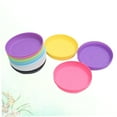 thumbnail image 3 of SEWOART 20Pcs Flower Pot Plate Round Plastic Tray to Protect Surfaces for Garden, 3 of 6