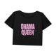 thumbnail image 3 of Camiseta corta clásica con cuello redondo para mujer para ir de compras en la calle, caminar en la playa M, 3 of 7
