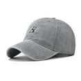 thumbnail image 4 of Embroidery Solid Color Duck Hat Trend Personality Outdoor Print Breathable Mesh Hat, 4 of 4
