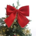 thumbnail image 6 of HomeKingdee Red Christmas Bows Large Velvet Bow for Wreaths, Tree, Outside Decorating, Outdoor, 6 of 8