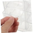 thumbnail image 3 of Desk Storage Organizer with 9 Drawers,Clear Desktop Storage Box,Plastic Storage Cabinet,Multifunctional Desktop Storage Drawers for Makeup Jewelry Art Supplies,White,7.1 x 3.9 x 4.7 in, 3 of 9