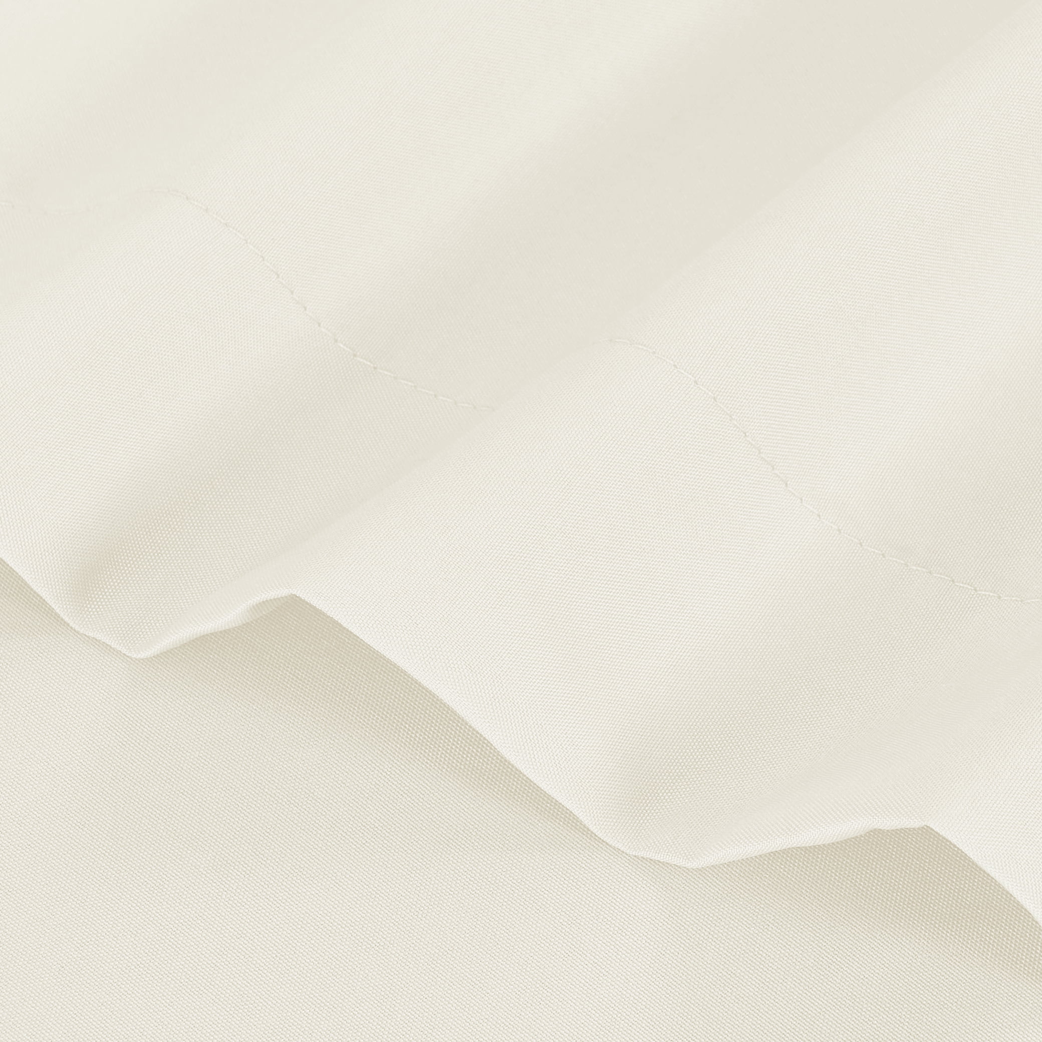 Mainstays Basic Value Microfiber Bed Sheet Set, Vanilla Dream, Full, 4 Piece