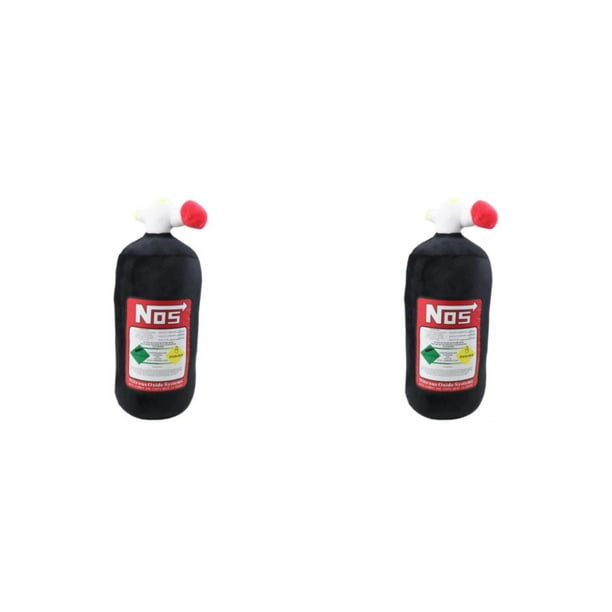 Kenally Cojín en forma de botella de coche, cojín transpirable portátil reutilizable de poliéster, adorno para silla, automóvil Negro Reposacabezas 2piezas