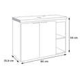 thumbnail image 3 of Mueble para baño MADIK Aster 80 Modelo 102430 Color Gris, 3 of 3
