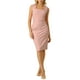 thumbnail image 1 of Vestido Lápiz Sin Mangas de INSPIRE CHIC con Escote Cuadrado para Oficina XL Rosa, 1 of 5