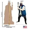 thumbnail image 3 of Cardboard People Zombie Killer Life Size Cardboard Cutout Standup, 3 of 3