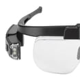 thumbnail image 1 of Electronic Wearable Magnifier LED Removable Lens Magnifying Glasses Rechargeable Adjustable LED Multifunctional Spectacles Book Newspaper, 1 of 7