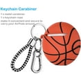 thumbnail image 6 of Airpods 2 & Airpods 1 Case Cover with Keychain, Njjex Full Protective Premium PVC Rubber Silicone Case Cover with Keychain Strap for Men (Basketball), 6 of 6