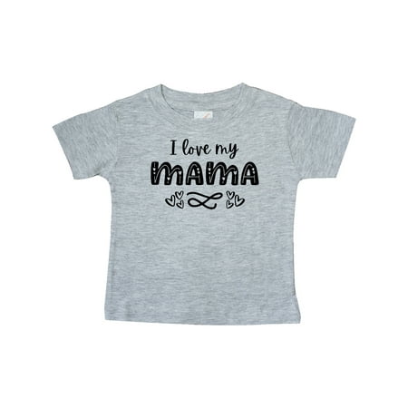 

Inktastic I Love My Mama- Hearts Gift Baby Boy or Baby Girl T-Shirt